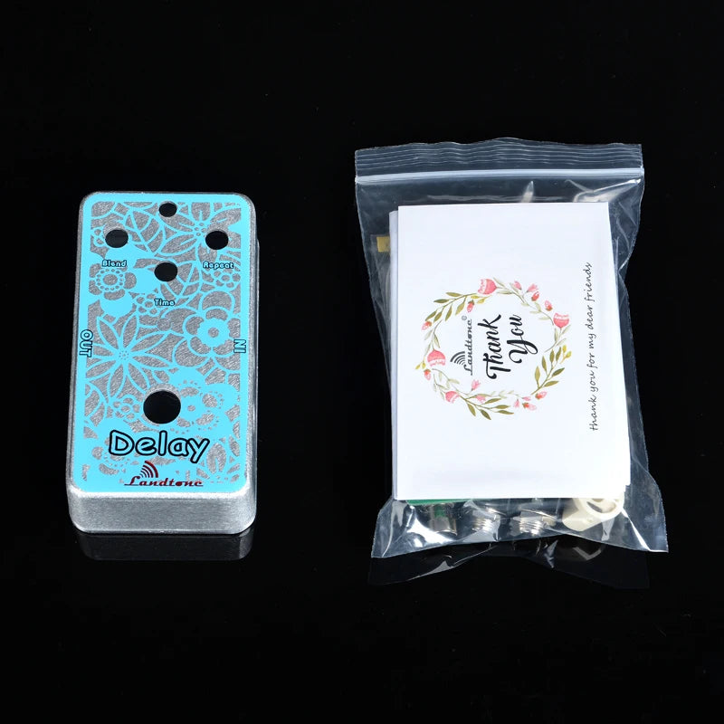 Nieuwe Diy Vertraging Gitaar Analoge Effect Pedaal Volledige Kits Met 1590B/Stijl Gitaar Effecten Pedaal Aluminium Stomp Box