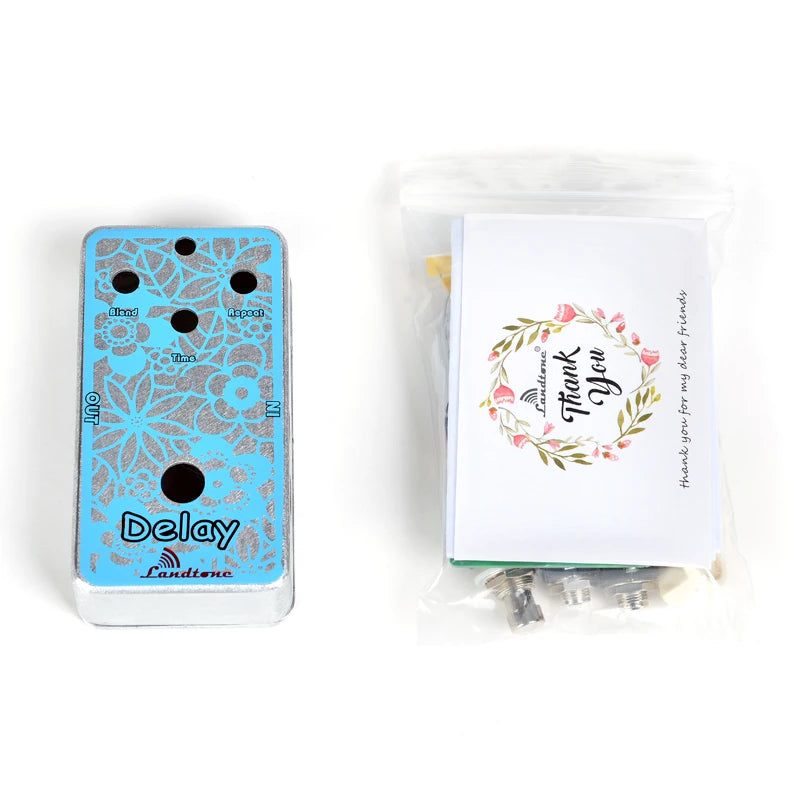 Nieuwe Diy Vertraging Gitaar Analoge Effect Pedaal Volledige Kits Met 1590B/Stijl Gitaar Effecten Pedaal Aluminium Stomp Box