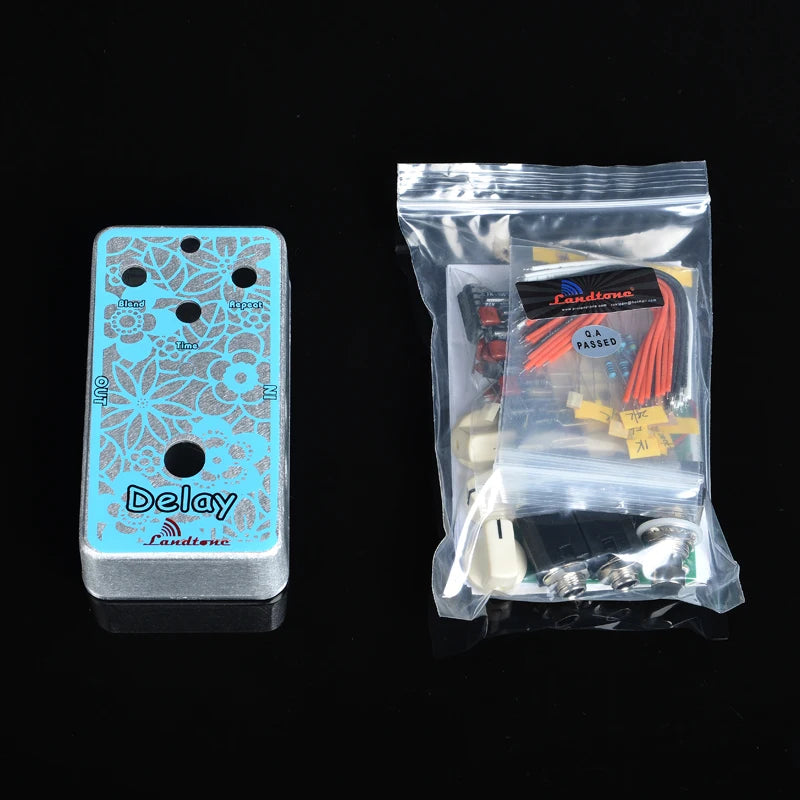 Nieuwe Diy Vertraging Gitaar Analoge Effect Pedaal Volledige Kits Met 1590B/Stijl Gitaar Effecten Pedaal Aluminium Stomp Box