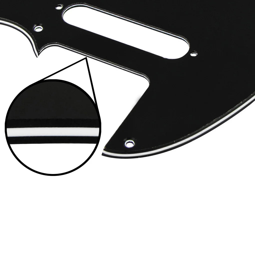 FLEOR Single 8-Hole Electric Guitar Pickguard Scratch Plate with Screws Fits Nashville TL-Style Guitar Available in 4 Colors