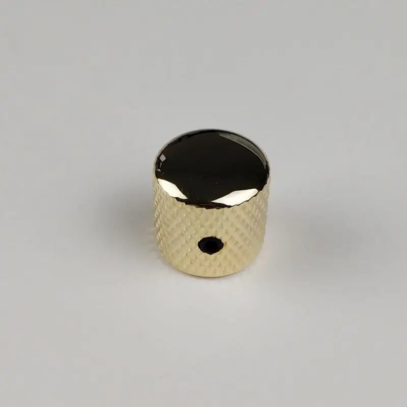 1 PCS Chrome Black Gold Electric Guitar Bass Knobs 19MM*19MM*6MM