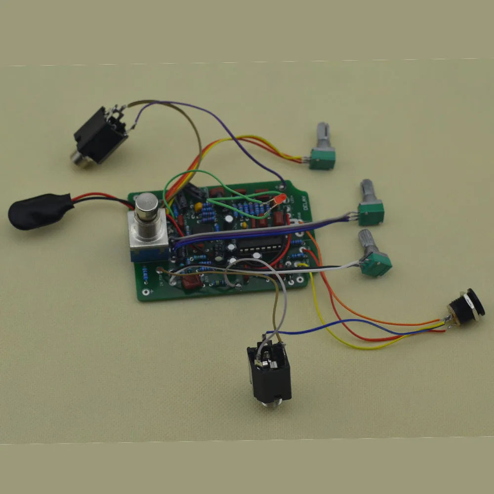 Nieuwe Diy Vertraging Gitaar Analoge Effect Pedaal Volledige Kits Met 1590B/Stijl Gitaar Effecten Pedaal Aluminium Stomp Box