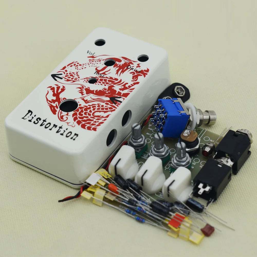 DIY Distortion Pedal Kit – DS-2 “Dragon Box” with 1590B Enclosure
