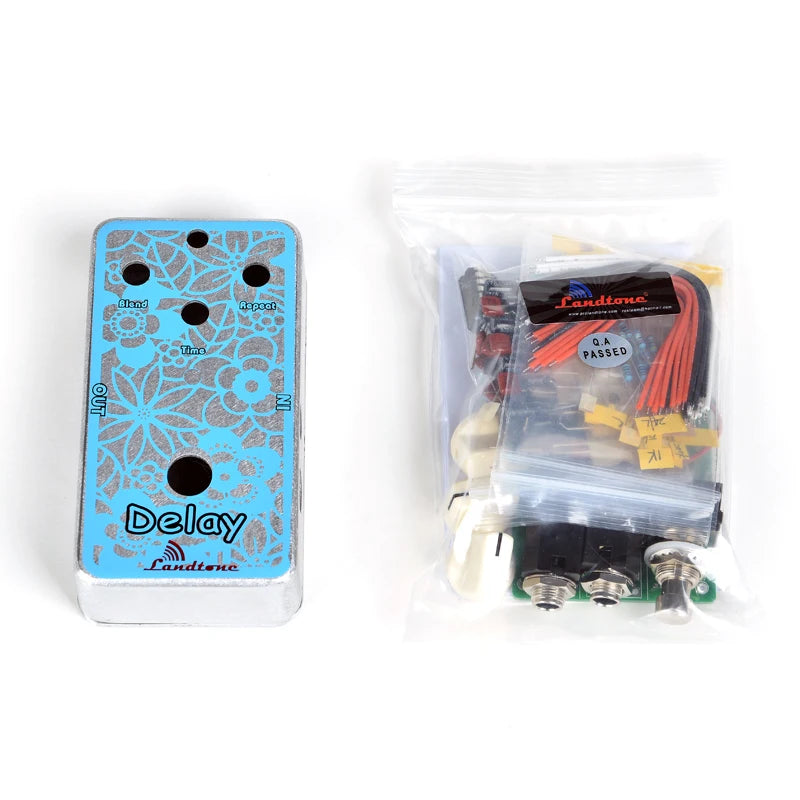 Nieuwe Diy Vertraging Gitaar Analoge Effect Pedaal Volledige Kits Met 1590B/Stijl Gitaar Effecten Pedaal Aluminium Stomp Box