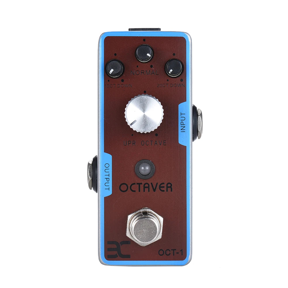 Eno Ex OCT-1 Octaaf Mini Octaaf Gitaar Effect Pedaal True Bypass Full Metal Shell