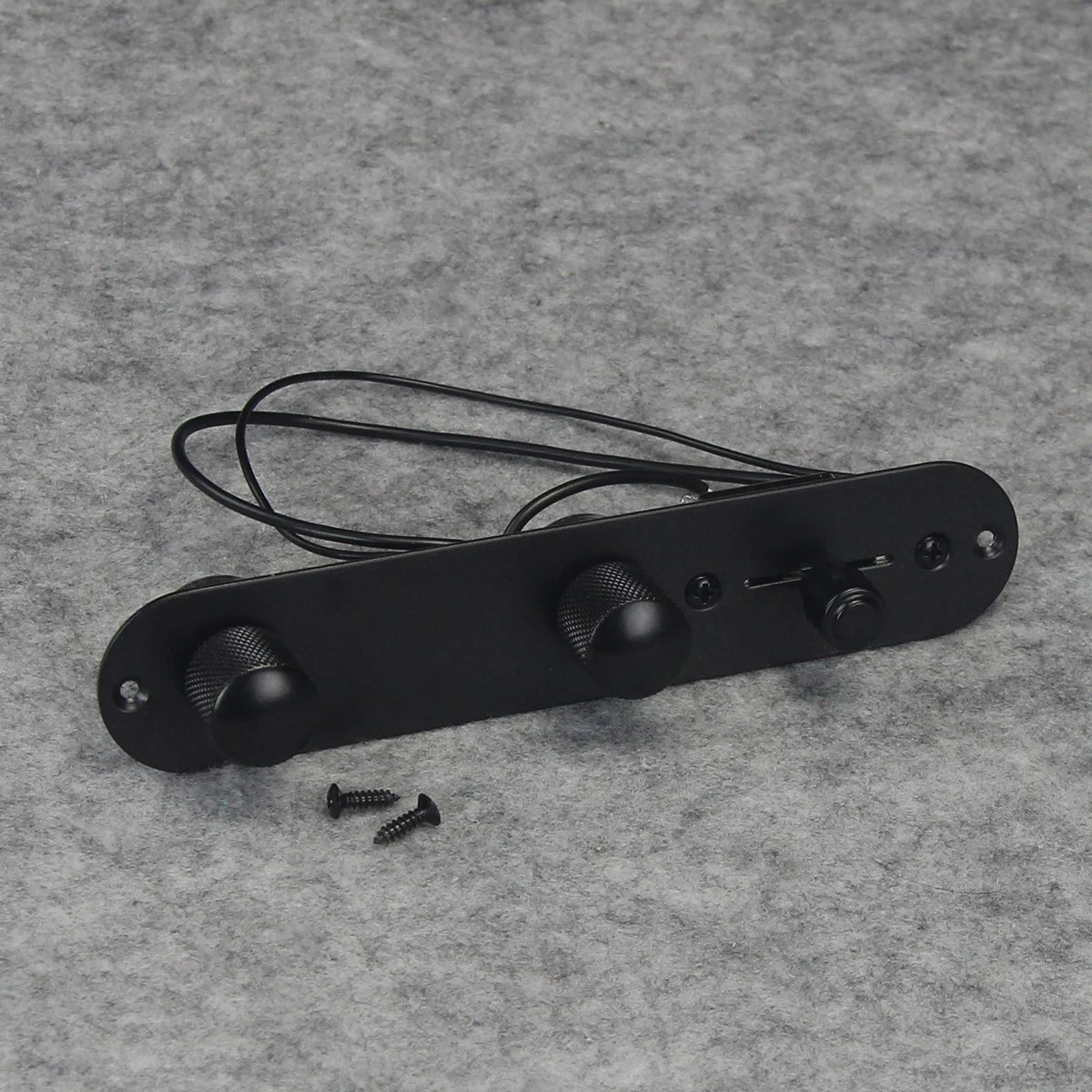 FLEOR Black Prewired TL Guitar Control Plate 3 Way Switch Electric Guitar Parts