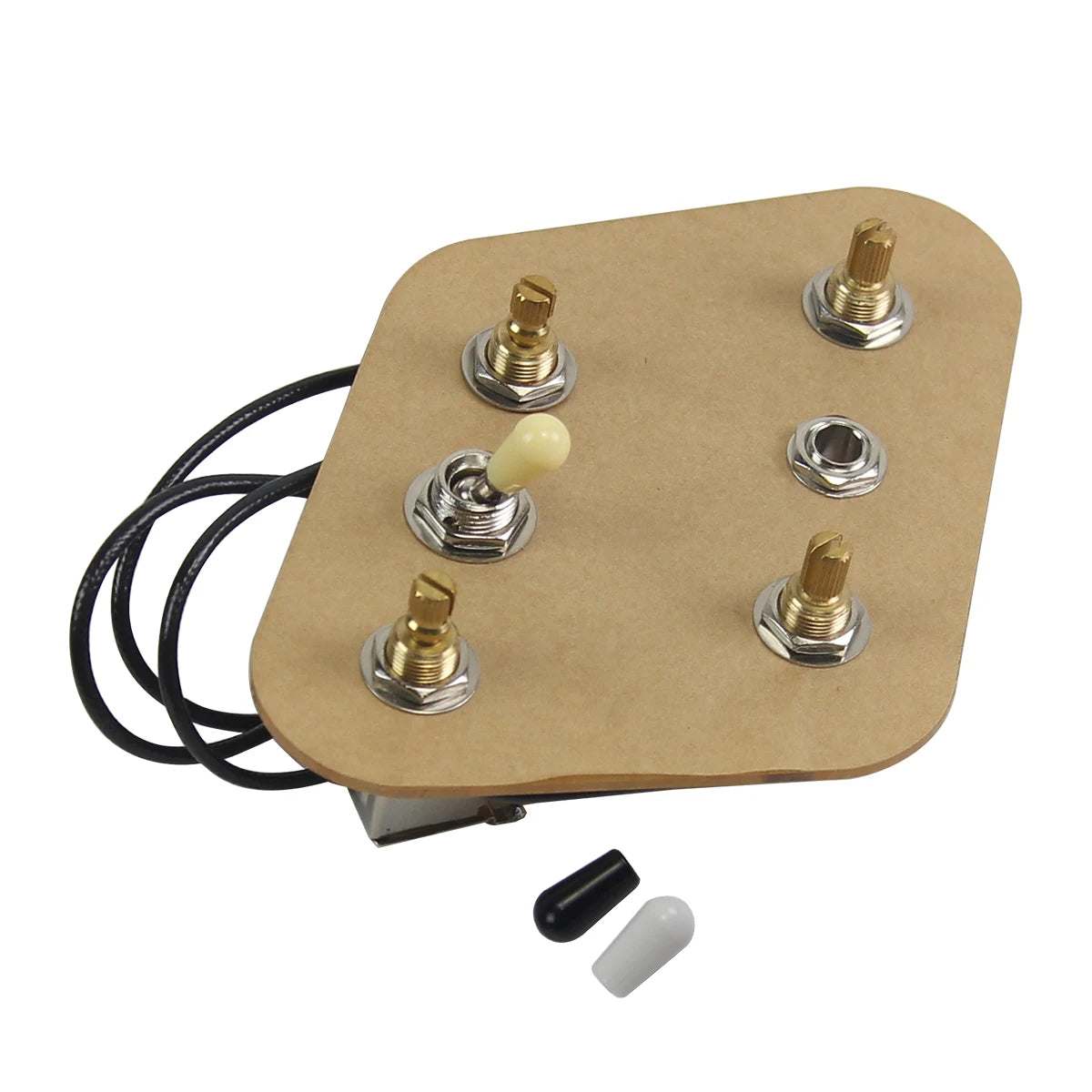 New 2T2V Prewired Electric Guitar Wiring Harness Kit with 3-Way Switch Push-Push 500k Pots and Coil Split for SG Guitar