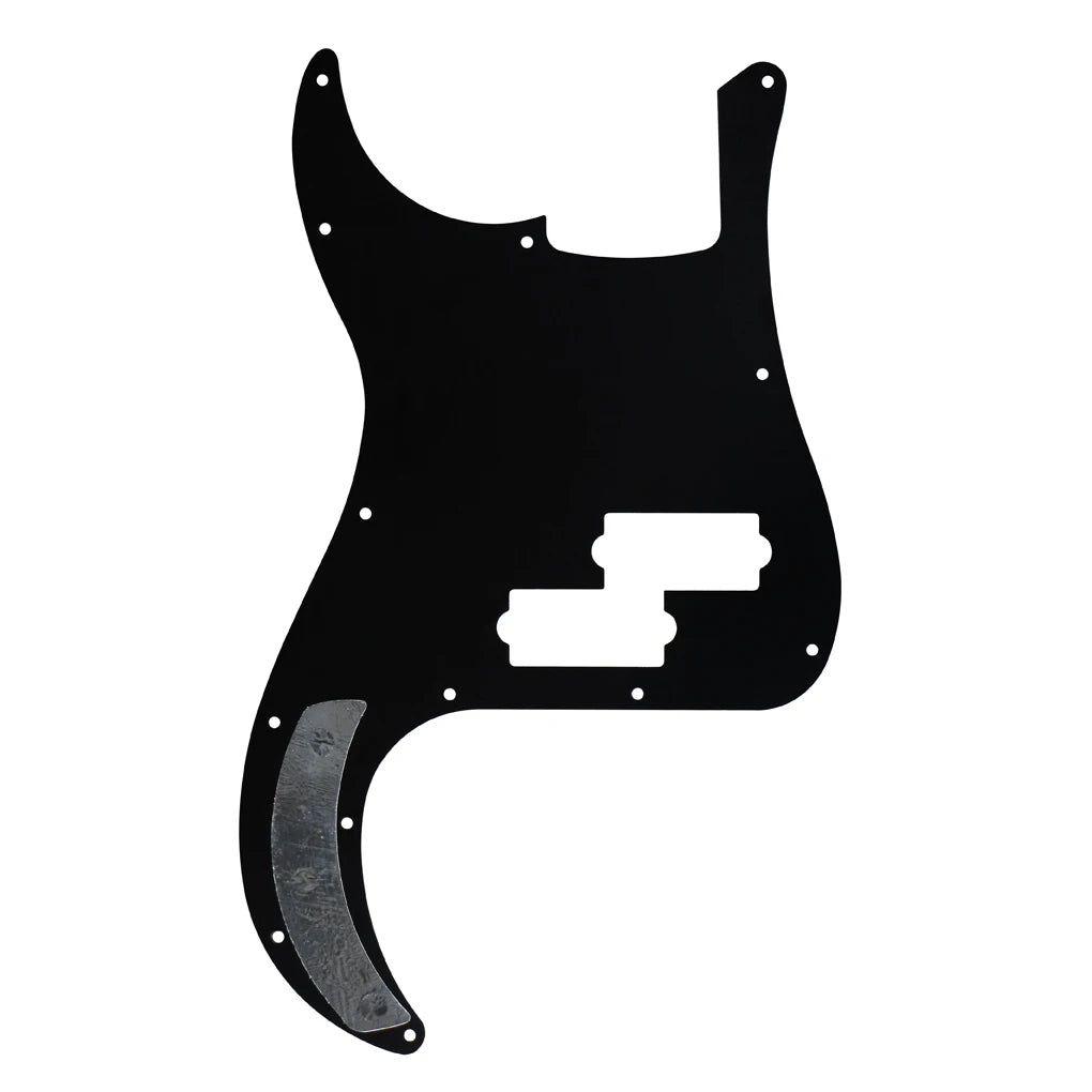 FLEOR Single PB Bass Pickguard 13-Hole Scratch Plate with Screws for 4-String Bass Parts Available in 15 Colors