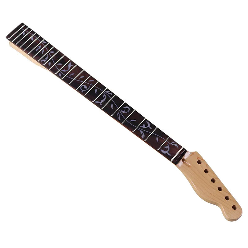 Electric Guitar TL Neck 6 Strings 22 Frets Tree of Life Carved Fingerboard Bright