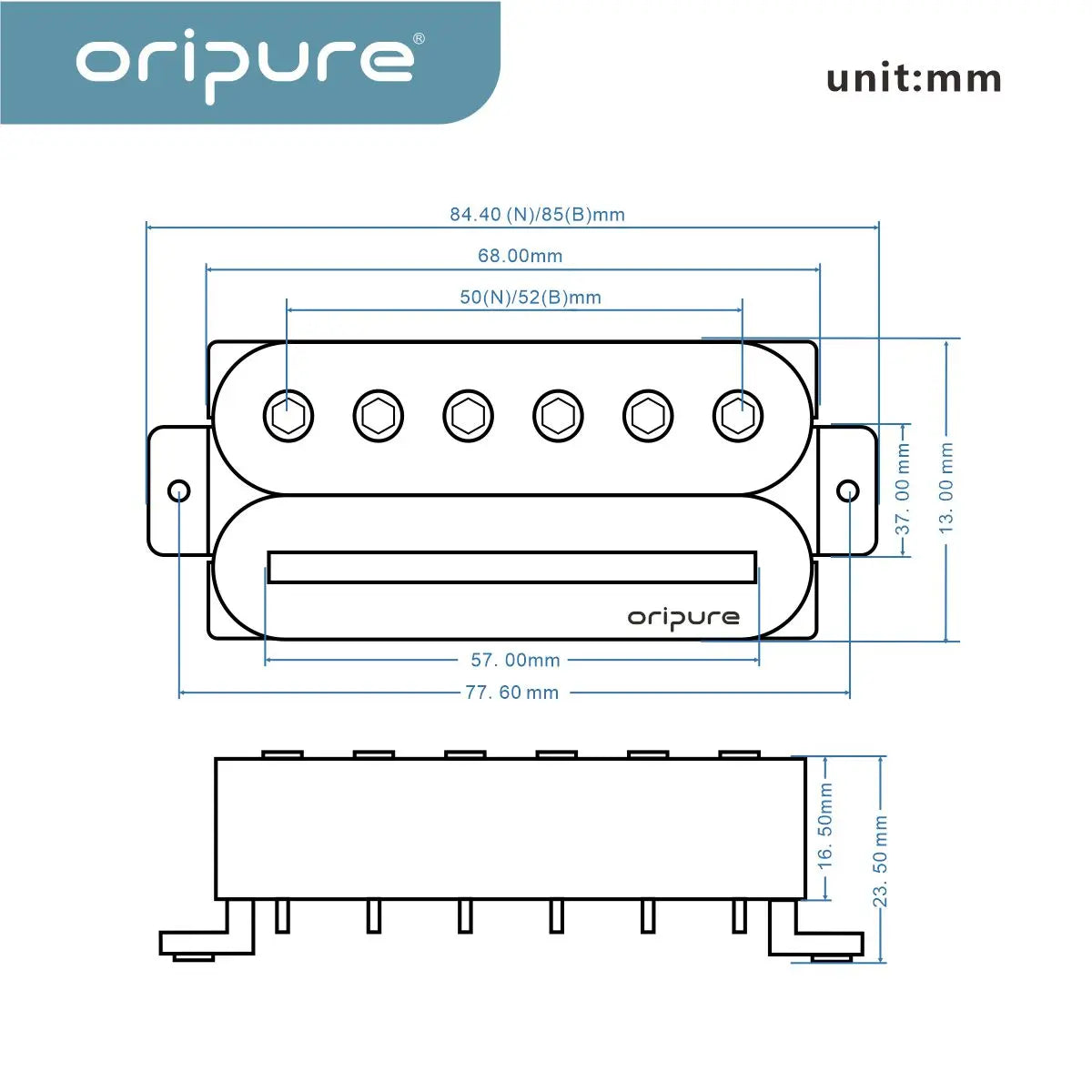 OriPure PSB2 Humbucker single/Set