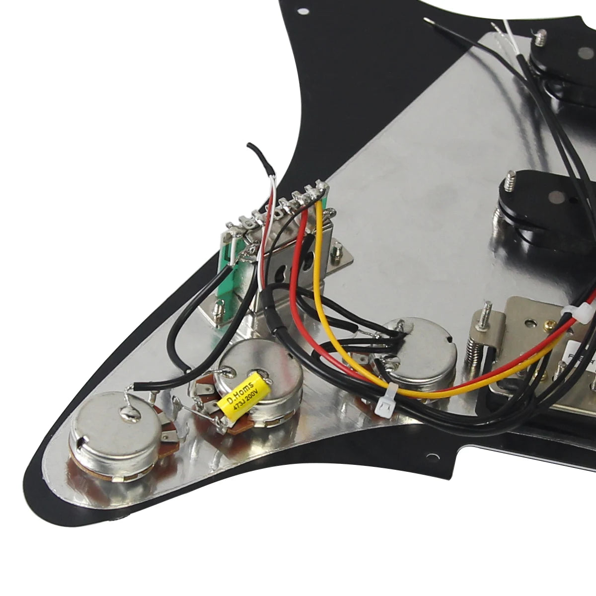 Fleor Alnico 5 Prewired SSH Pickguard for ST‑Style Electric Guitar