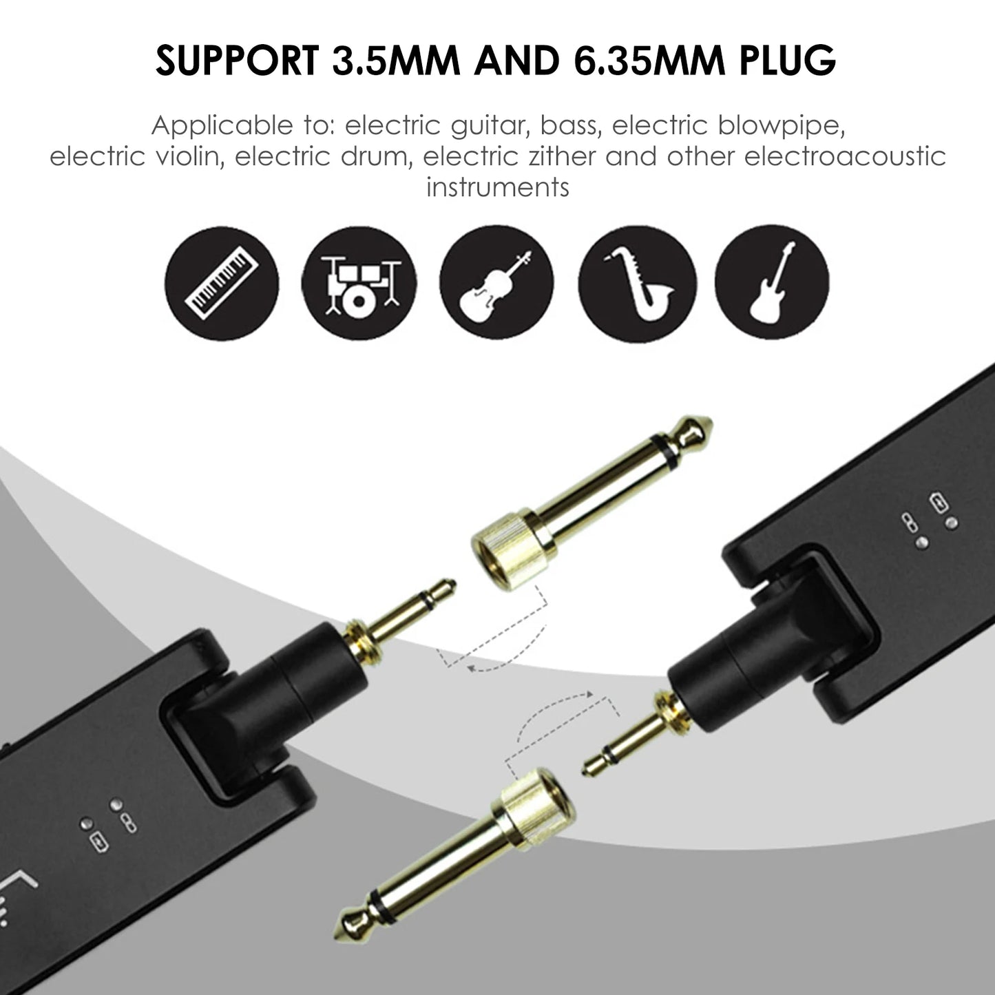 M-VAVE WP-8 2.4G Wireless Guitar System Electric Guitar Receiver