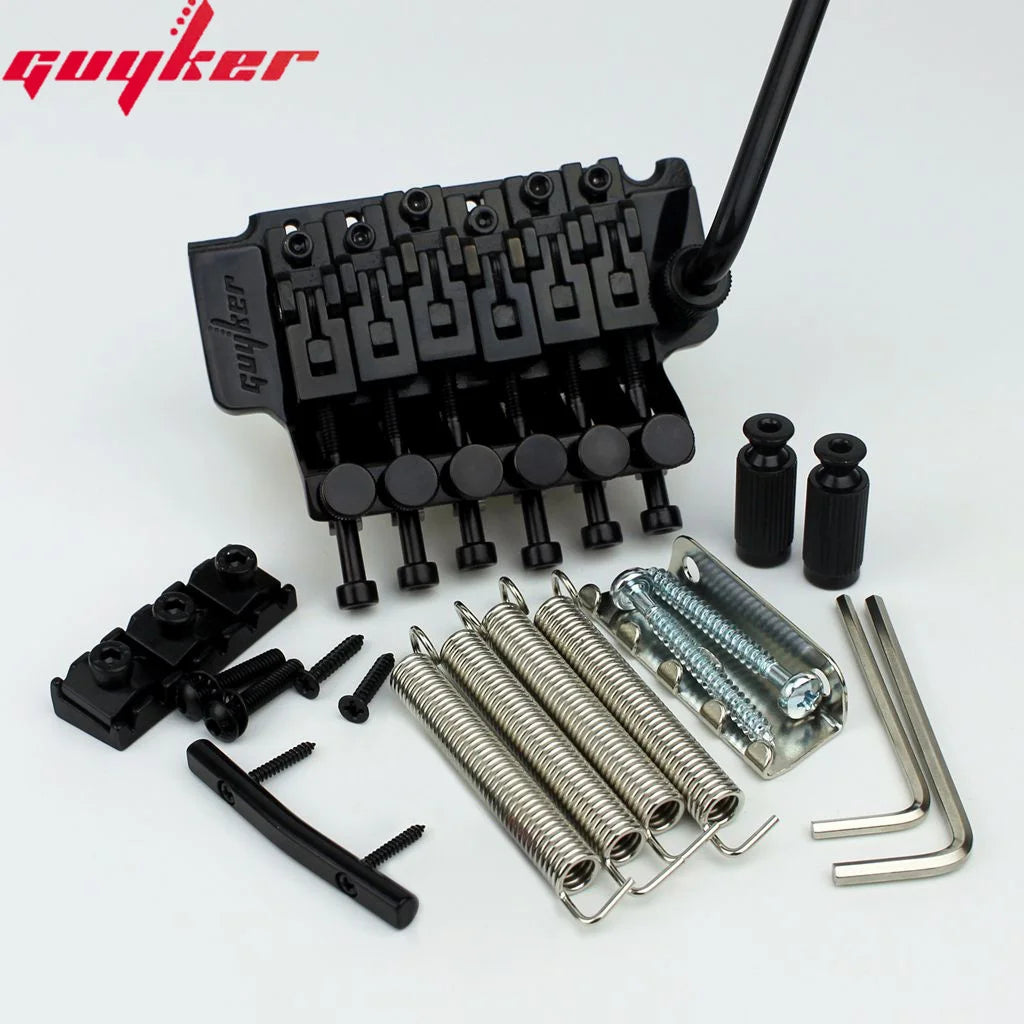 1 Set GUYKER 6 String Tremolo Bridge Double Locking System Bridge