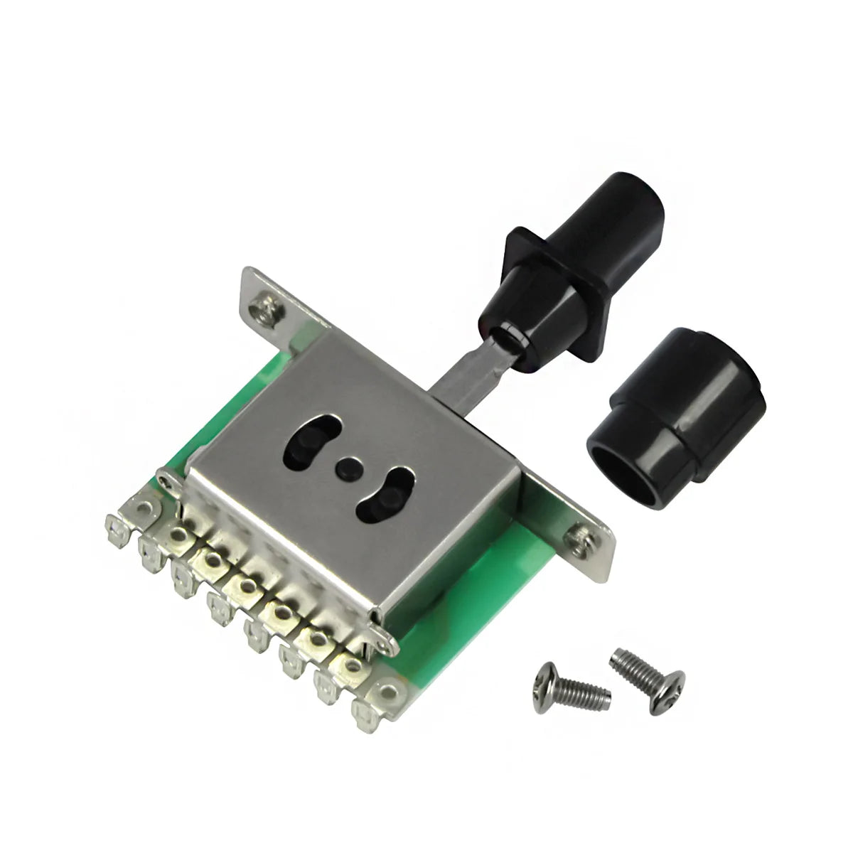 FLEOR Lever Action 3 Way Pickup Selector Switch + Black Tips for TL Style Electric Guitar