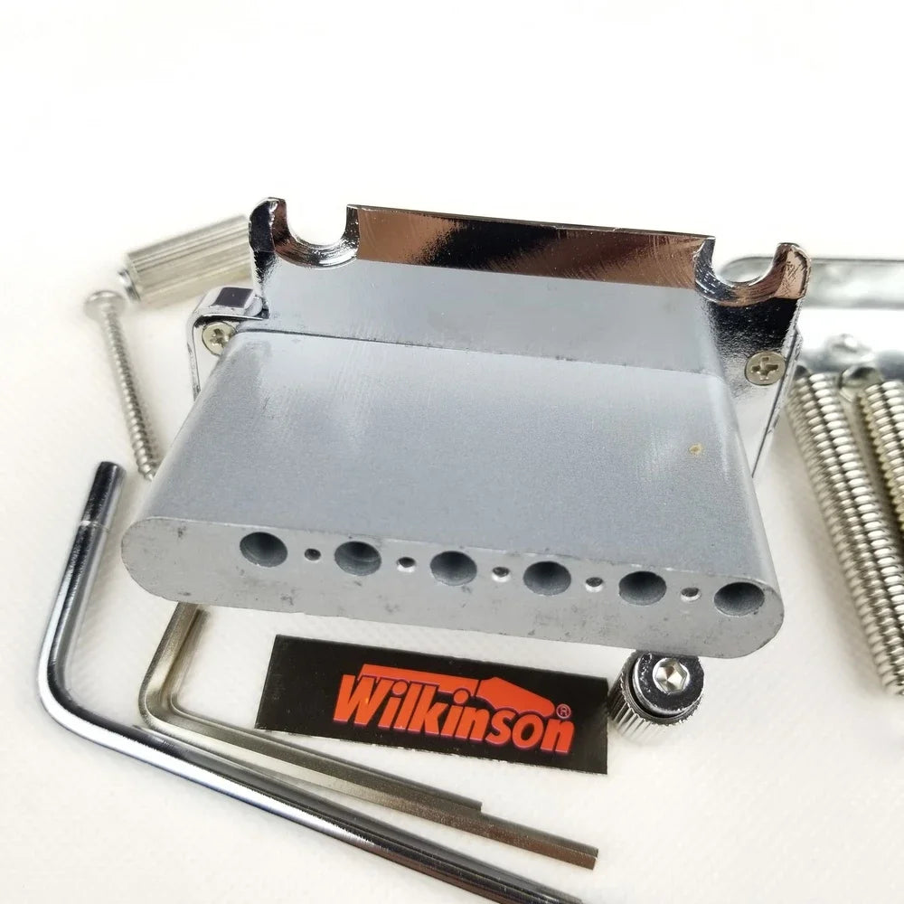 Wilkinson WOV08 – 2-Point Tremolo Bridge (Chrome)
