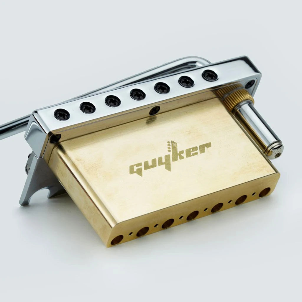 Guyker Non-locking 2 Point Guitar Tremolo Bridge CNC Machining Double Shake 7 String Guitar Bridge
