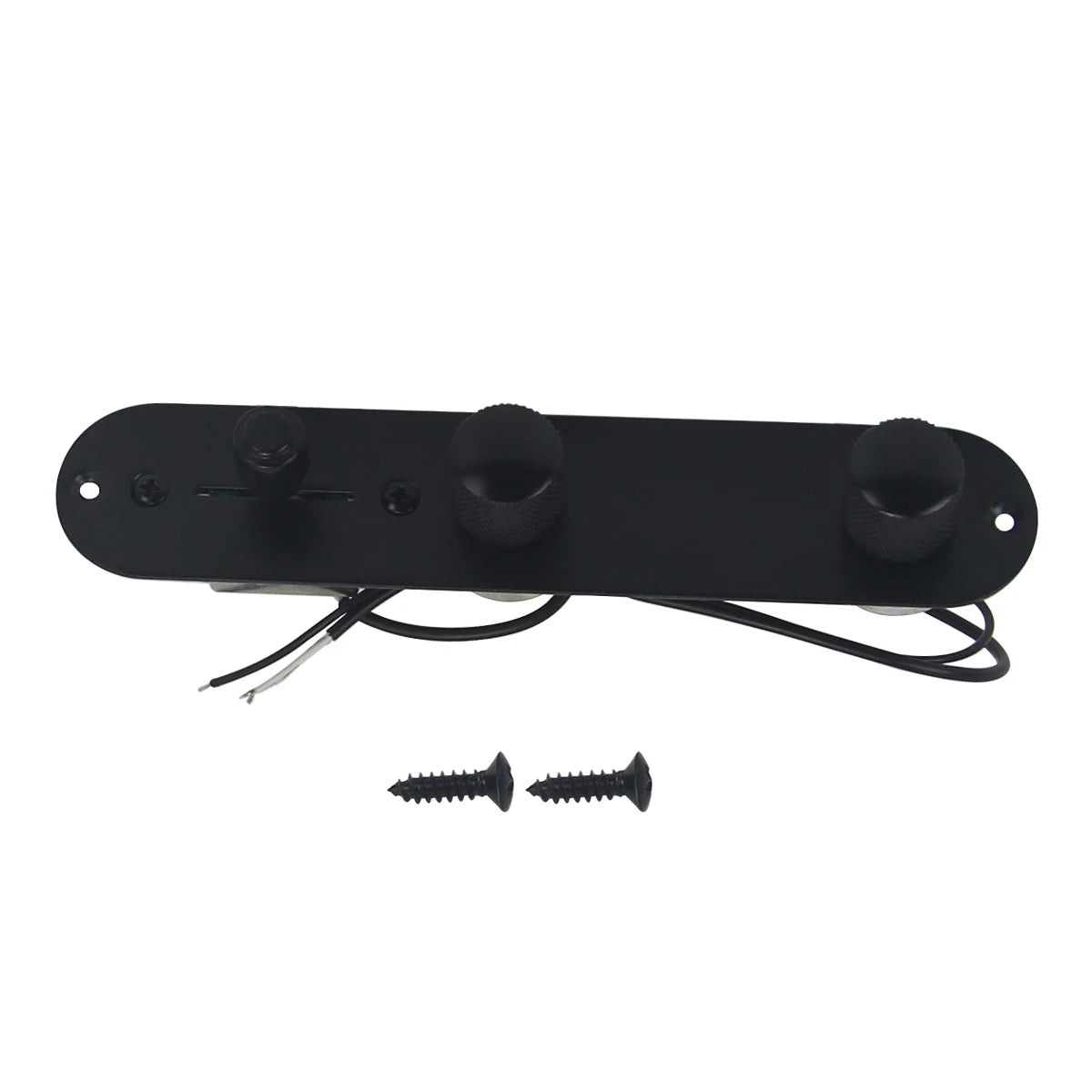 FLEOR Black Prewired TL Guitar Control Plate 3 Way Switch Electric Guitar Parts