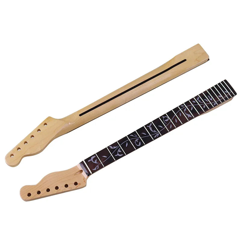 Electric Guitar TL Neck 6 Strings 22 Frets Tree of Life Carved Fingerboard Bright
