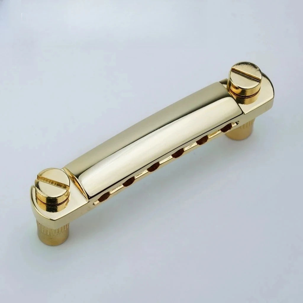 Guitar Stop Bar Tailpiece With Anchors And Studs for LP SG Guitars Gold