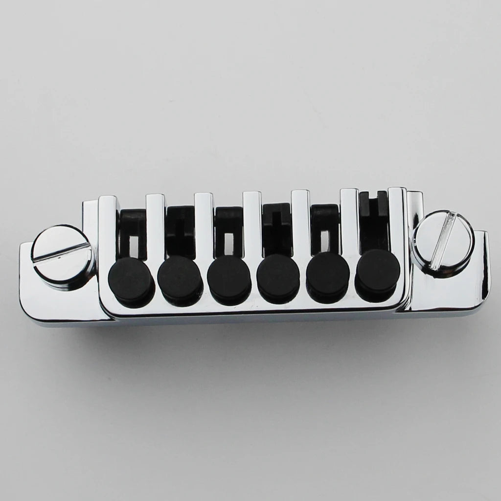 Vintage TP6 70's Bridges Tailpiece with Studs and Inserts Replacement Compatible with LP Les Paul SG ES 6 String Electric