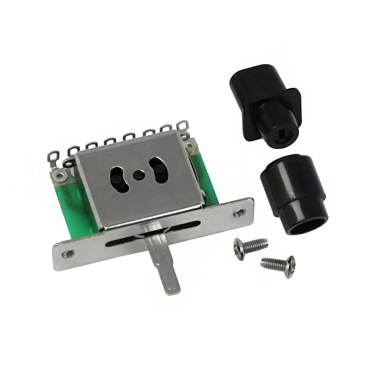 FLEOR Lever Action 3 Way Pickup Selector Switch + Black Tips for TL Style Electric Guitar