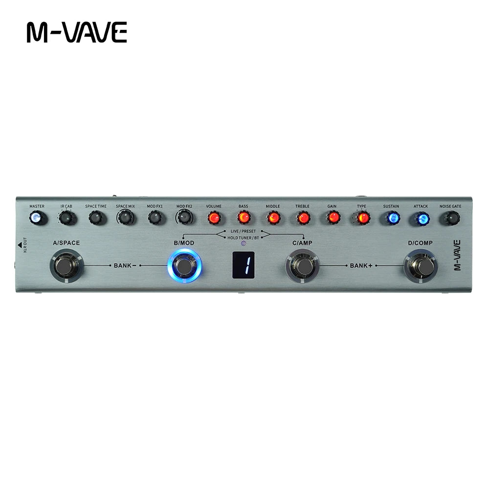 M-VAVE Tank-B Multi-Effects Bass Effect