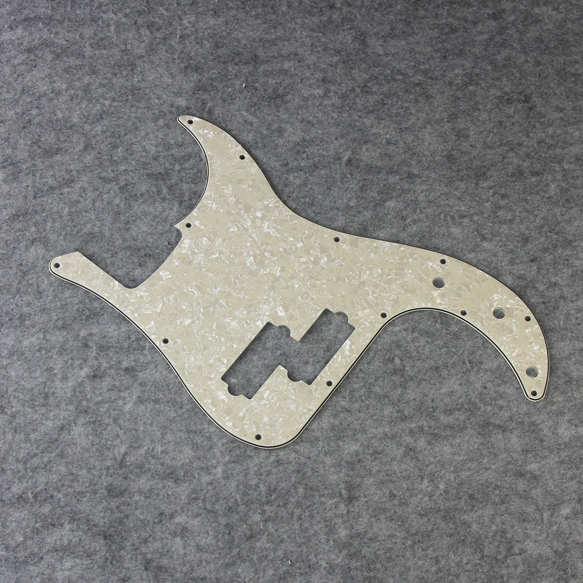 FLEOR Single PB Bass Pickguard 13-Hole Scratch Plate with Screws for 4-String Bass Parts Available in 15 Colors