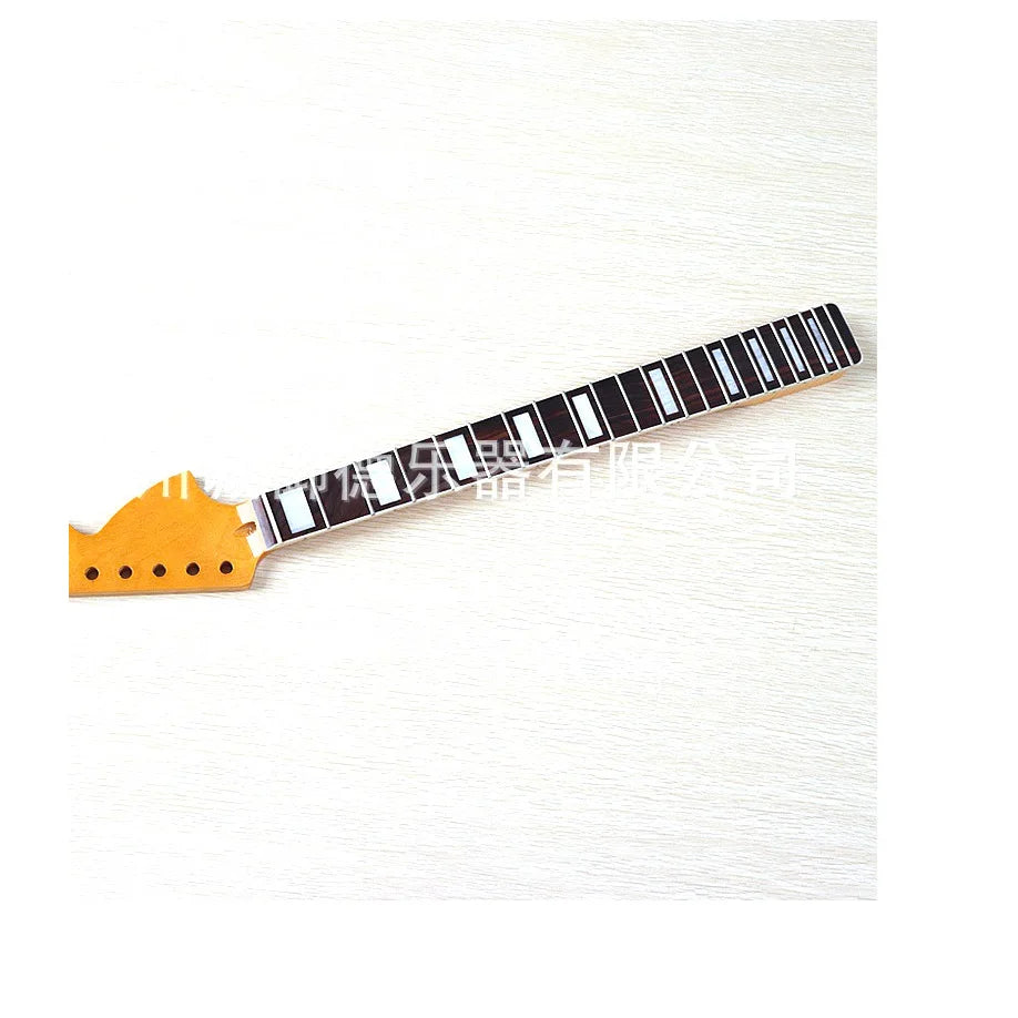Large Headstock ST Style Electric Guitar Neck – 22 Frets, 6-String, Bright Plus Maple – Bolt-On Neck for Strat