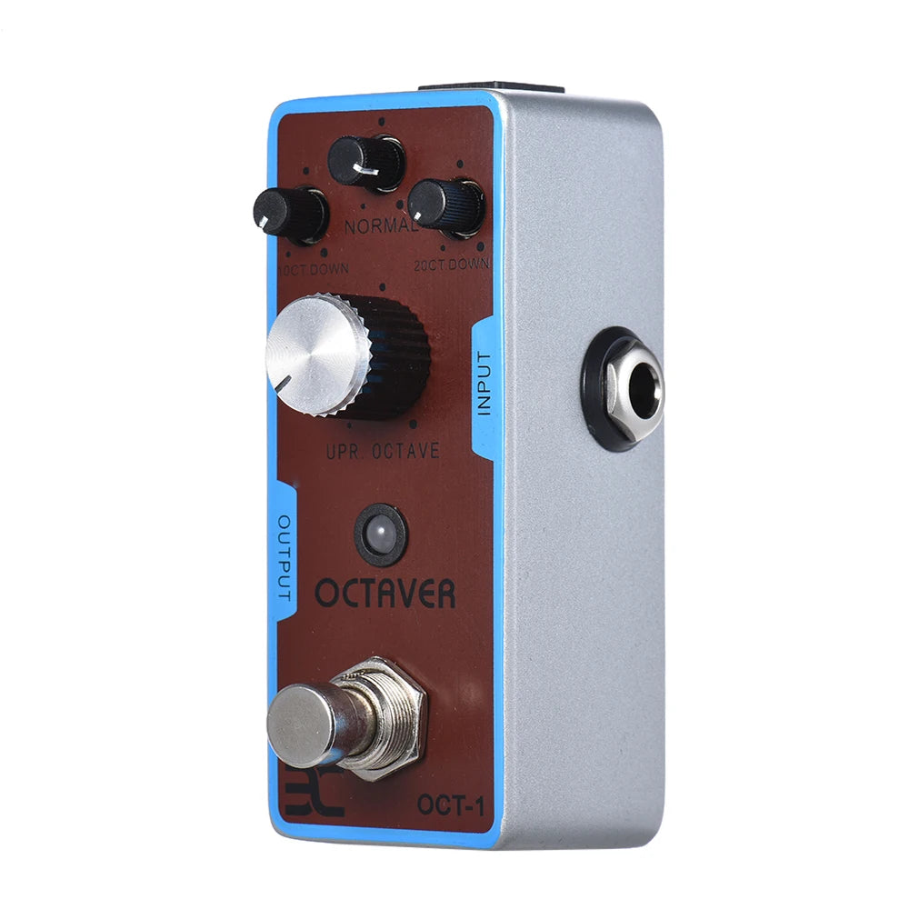 Eno Ex OCT-1 Octaaf Mini Octaaf Gitaar Effect Pedaal True Bypass Full Metal Shell