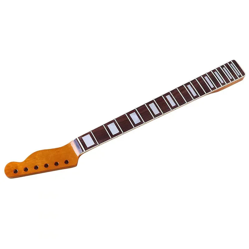 TL6 string 21 fret yellow matte with maple rosewood square fretboard guitar neck
