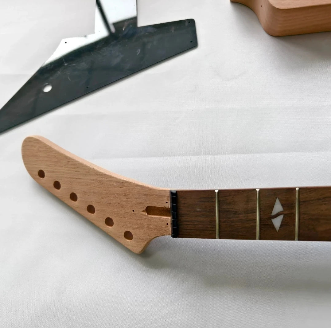 Explorer-style DIY electric guitar kit
