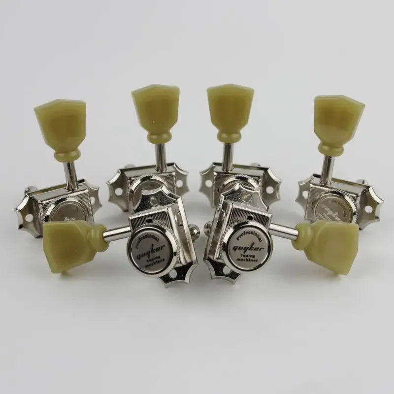 1 Set GUYKER 3R3L Vintage Deluxe Elektrische Gitaar Machine Heads Tuners Nikkel Stemsleutels