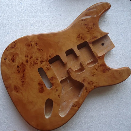 Electric Guitar STQ Body, Wooden Grain, Mahogany Paint, DIY Accessories, High Quality