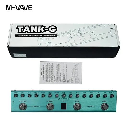 M-VAVE Tank-G Guitar Effect Pedal Rechargeable