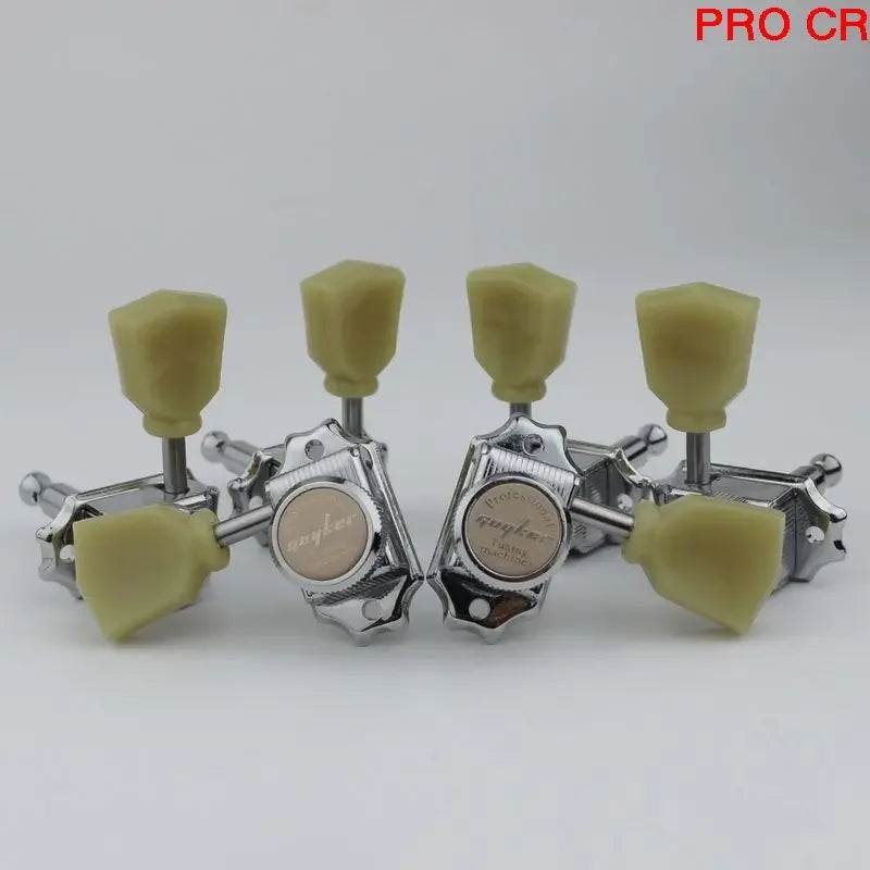 1 Set GUYKER 3R3L Vintage Deluxe Elektrische Gitaar Machine Heads Tuners Nikkel Stemsleutels