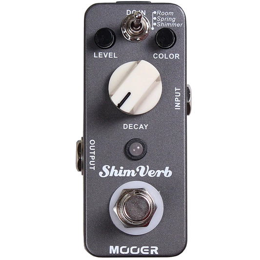 MOOER ShimVerb Guitar Effect Pedal Digital Reverb