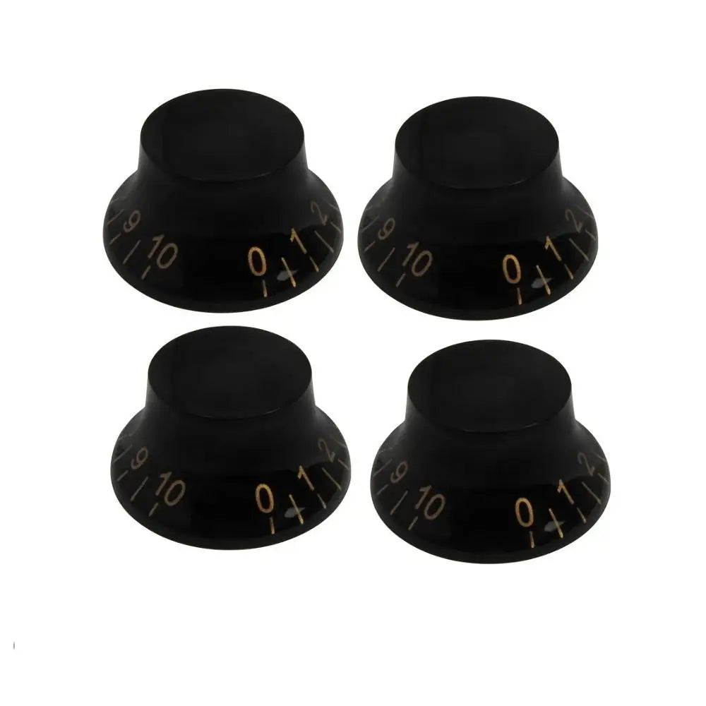 FLEOR 4 Pieces High Dome Electric Guitar Knobs Speed Tone Volume Control Caps for LP SG Guitar Parts