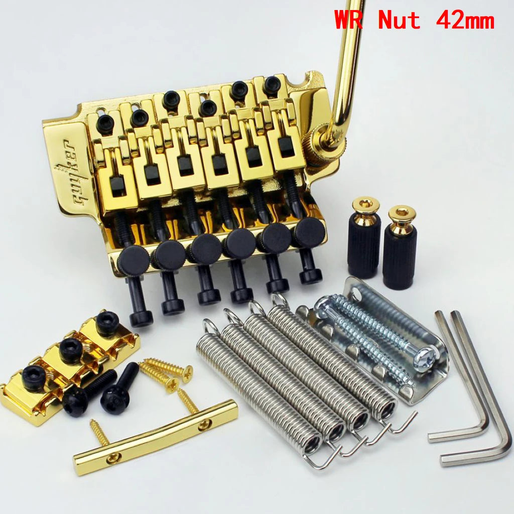 1 Set GUYKER 6 String Tremolo Bridge Double Locking System Bridge