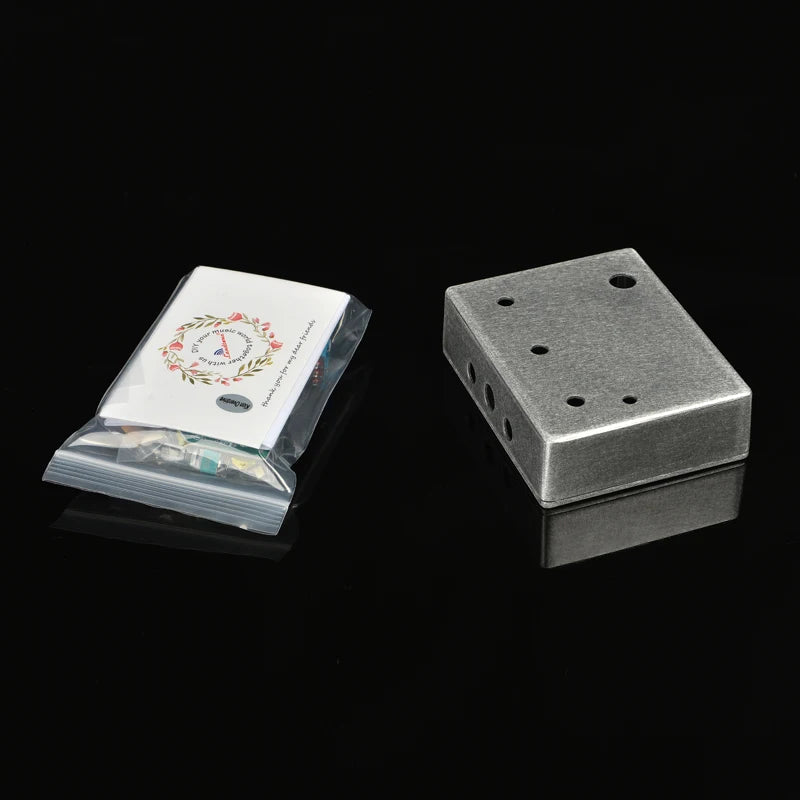 Landtone Diy Klon Centaur Overdrive Gitaarpedaal Alle Kits Met 1590bb Aluminium Behuizing Box G01 Gratis Verzending