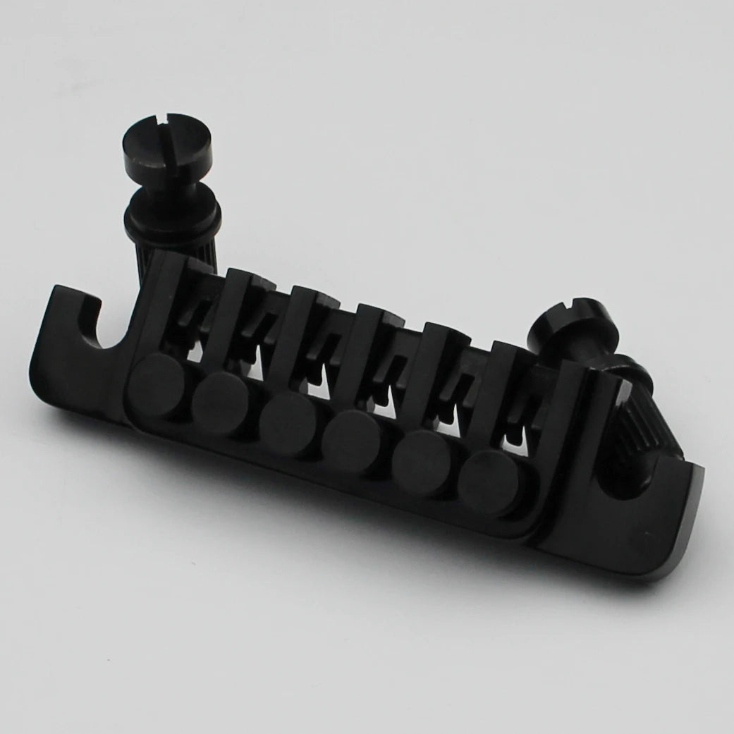 Vintage TP6 70's Bridges Tailpiece with Studs and Inserts Replacement Compatible with LP Les Paul SG ES 6 String Electric
