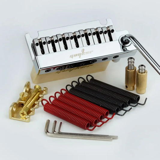 Guyker Non-locking 2 Point Guitar Tremolo Bridge CNC Machining Double Shake 7 String Guitar Bridge
