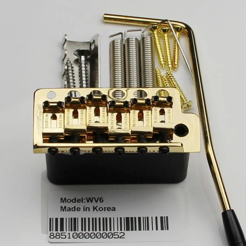 Korea ST Guitar Wilkinson WV6 Tremolo Bridge + Bent Steel Saddles
