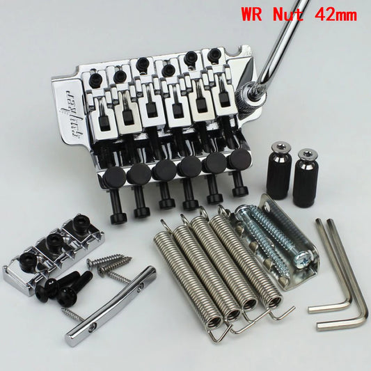 1 Set GUYKER 6 String Tremolo Bridge Double Locking System Bridge