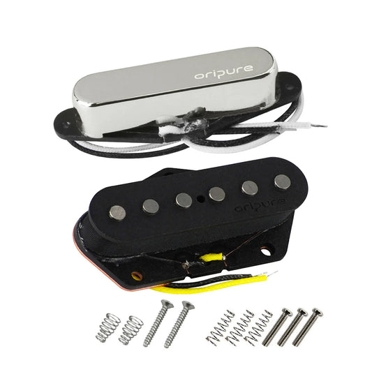Oripure 2-Piece Alnico 5 TL Pickup Set Neck and Bridge Electric Guitar Pickups