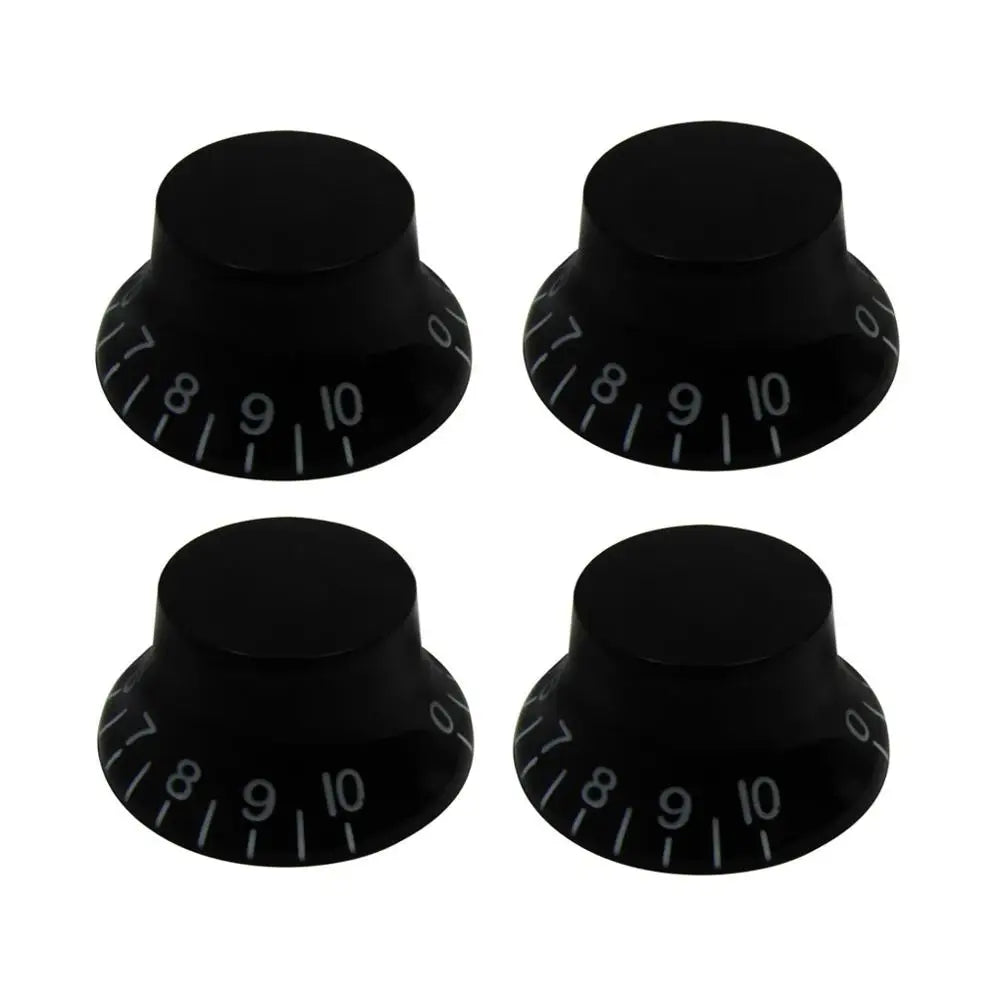 FLEOR 4 Pieces High Dome Electric Guitar Knobs Speed Tone Volume Control Caps for LP SG Guitar Parts