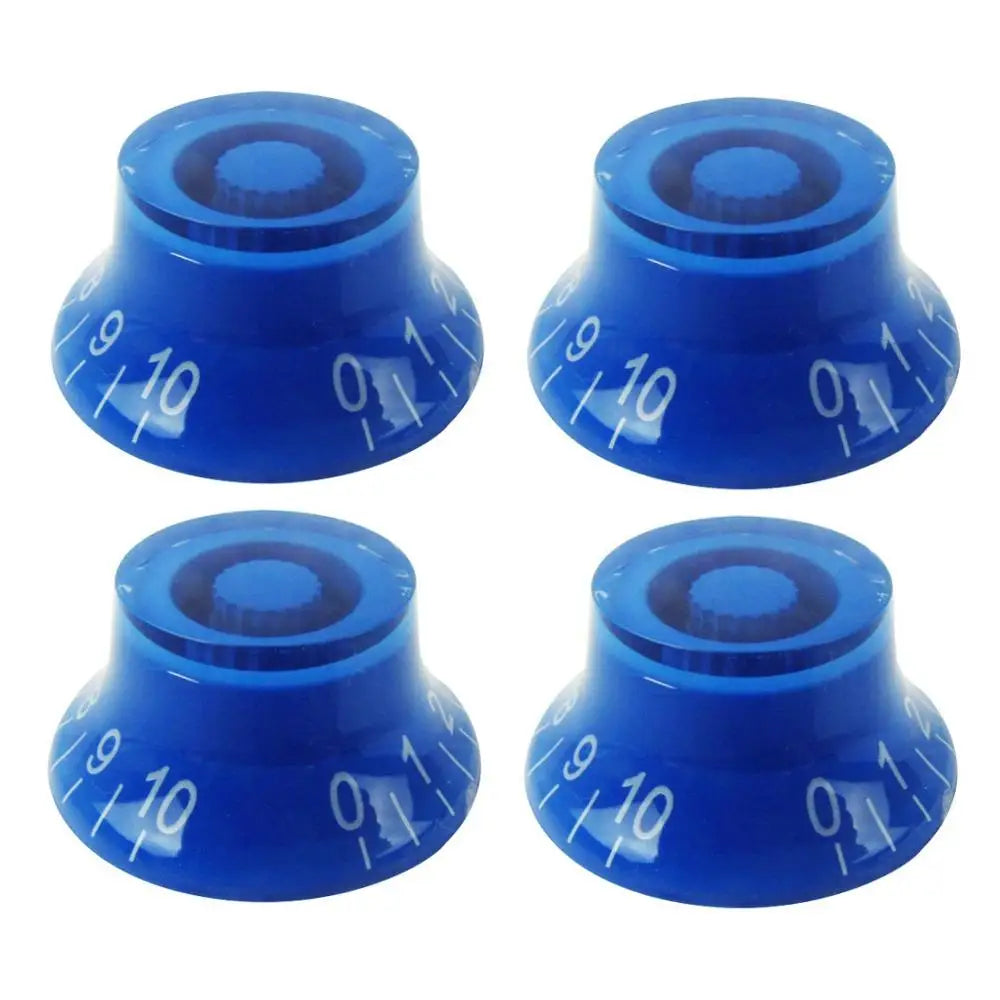 FLEOR 4 Pieces High Dome Electric Guitar Knobs Speed Tone Volume Control Caps for LP SG Guitar Parts