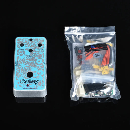 Nieuwe Diy Vertraging Gitaar Analoge Effect Pedaal Volledige Kits Met 1590B/Stijl Gitaar Effecten Pedaal Aluminium Stomp Box