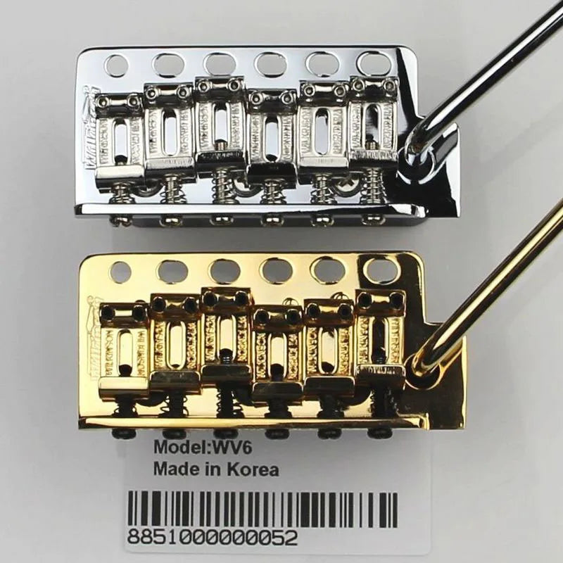 Korea ST Guitar Wilkinson WV6 Tremolo Bridge + Bent Steel Saddles