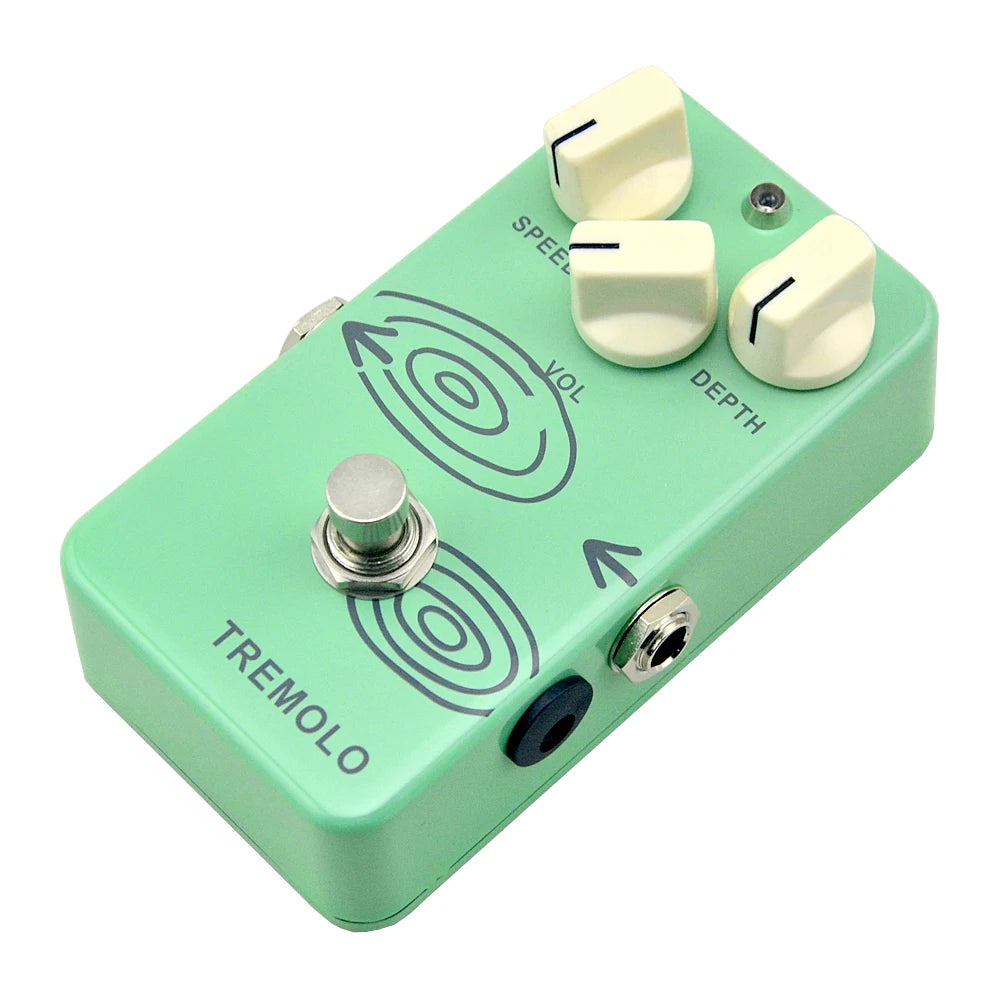 Diy Tremolo Effect Pedaal Kits Met 1590B Pre-Geboord En 9 Pin 3PDT Voetschakelaar True Bypass