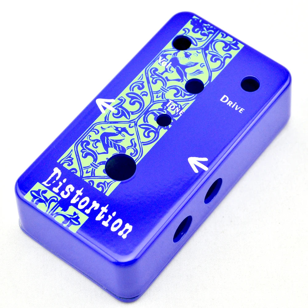 Nieuwe Diy Gitaar Distortion Pedaal Kit Deep Blue Distortion True Bypass Met Hoge-Kwaliteit 1590B Case